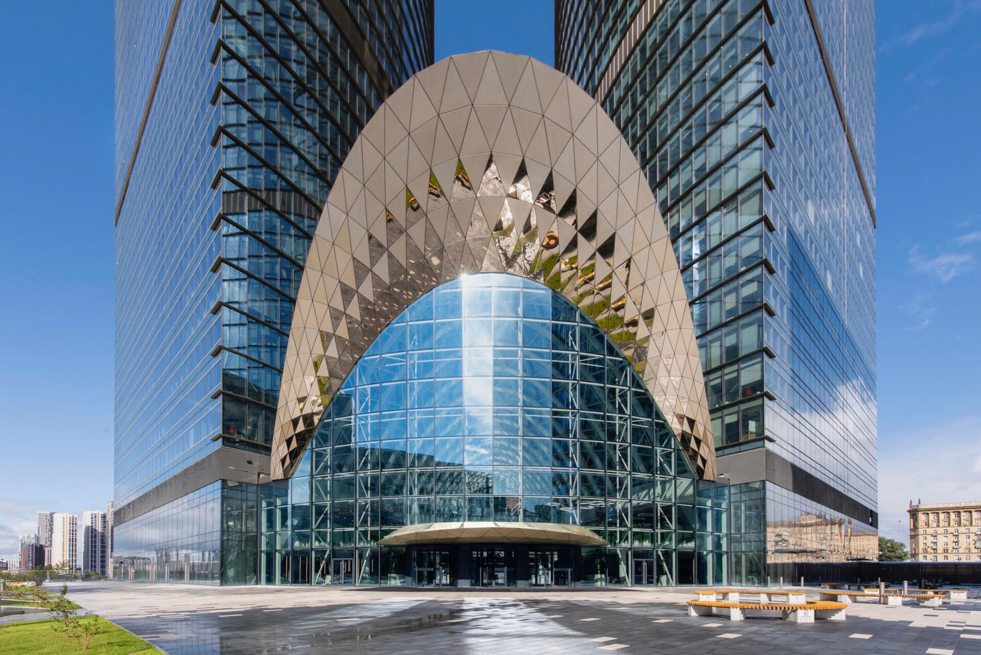 Entry Building To Sberbank HQ