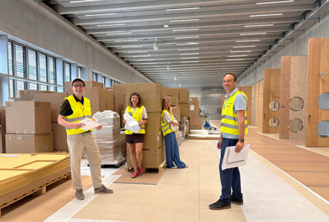 Evolution Design auf der FHNW Campus Dreispitz Baustelle