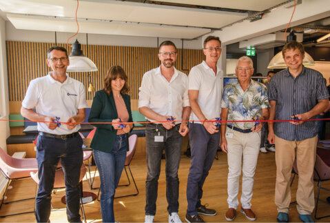 The opening of the Vitronic’s new workspaces in Wiesbaden