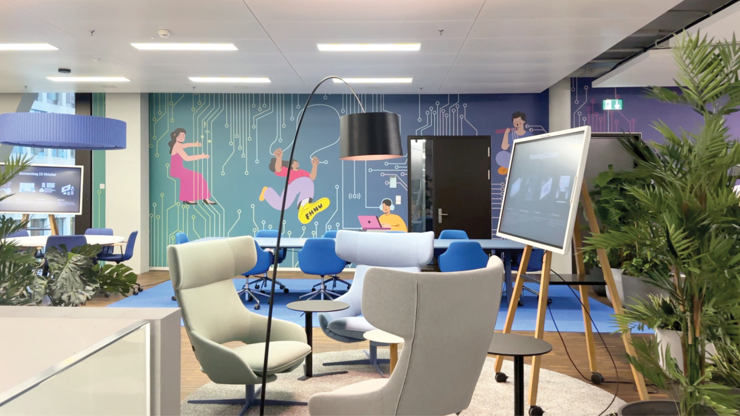 New learning zones on the FHNW campus Brugg-Windisch