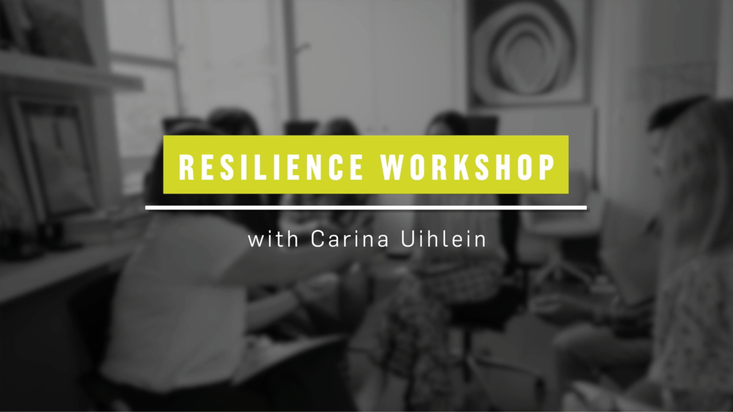 Resilience Workshop at Evolution Design