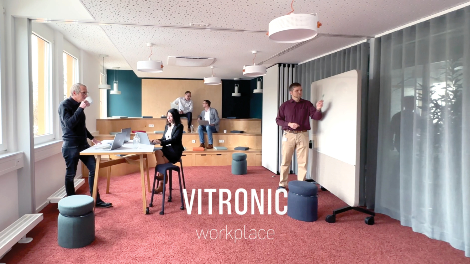 Tour the vibrant Vitronic offices